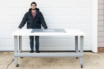 Metal & Laminate Work Bench