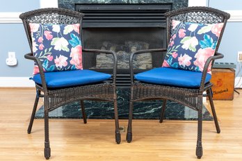 Indoor/Outdoor Resin Wicker Chairs