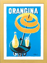 Orangina Soda Art Poster