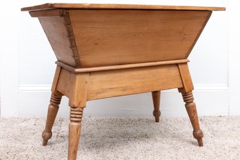 Early 20th Century Antique Dough Riser Box Side Table