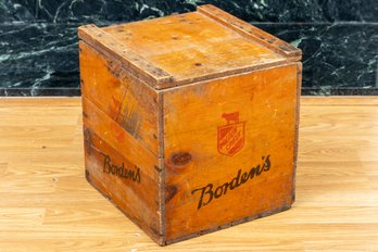 Vintage American Borden's Dairy Crate