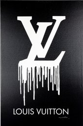 Louis Vuitton Logo Canvas Poster