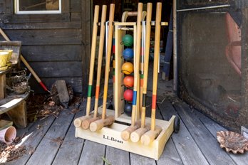 L.L. Bean 6-Player Classic Croquet Set