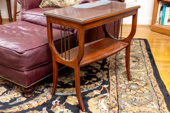 Vintage Brandt Harp Side Table