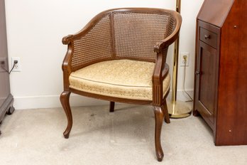 19th Century Statesville Chair Company Cane Tub Chair