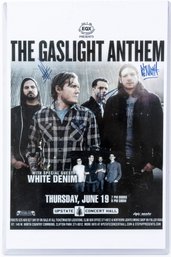 'The Gaslight Anthem' Autographed Music Poster