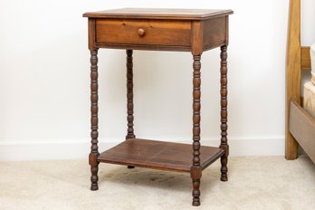 Vintage English Two-Tier Side Table