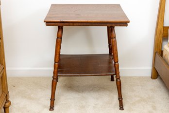 Antique Wood Parlor Table