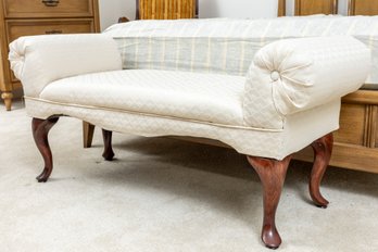 Traditional English Roll-Arm Bench