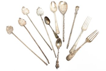 Mixed Collection Of Sterling Silver Utensils