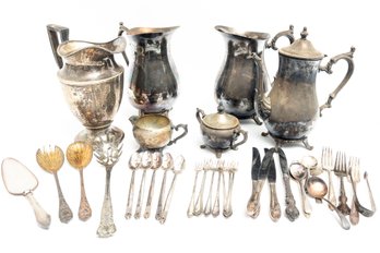 Mixed Collection Of Silverplate Items