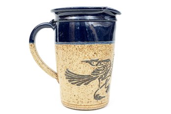 Stoneware Pottery Oriental Pitcher By John Bauman