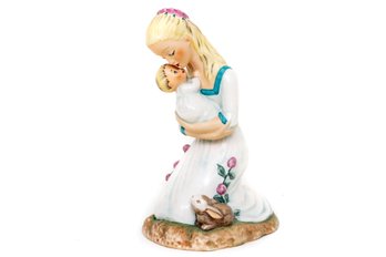 Vintage Goebel Hummel 'Mother Embracing Child' Porcelain Figurine