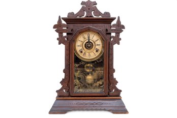 Lovell Manufacturing Company Eastlake Style Mantel Clock