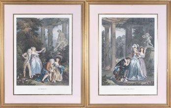 Pair Of Jean-Honore Fragonard Vintage Prints