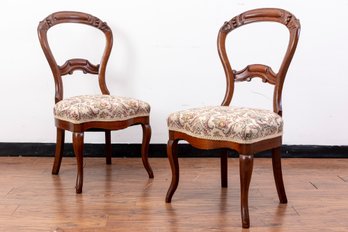 Pair Of Victorian-style Side Chairs