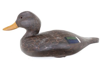 Vintage Madison Mitchell Style Hand-Carved Duck Decoy