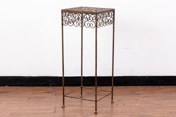 Gothic Metal Plant Stand