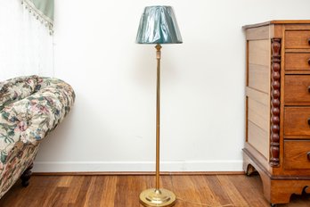 Brass-tone Vintage Floor Lamp