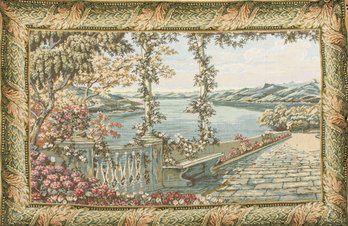 Architectural Floral Landscape Tapestry