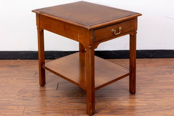 South Hampton Inlaid Top Side Table