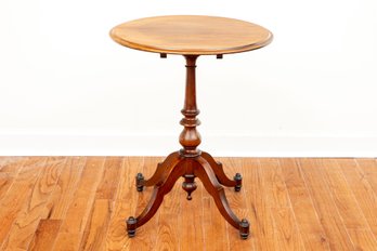 English Baluster Column Pedestal Table