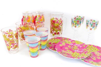 Lilly Pulitzer Acrylic & Plastic Tableware