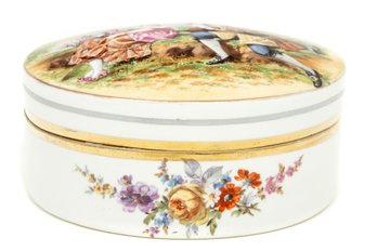 19th Century Porcelain German Snuff Box