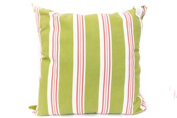 Gardener's Eden Oversized Striped Throw Outdoor Pillow