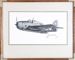 Grumman TBM Avenger Limited Edition Lithograph Print By JOE MILICH Lakewood CO