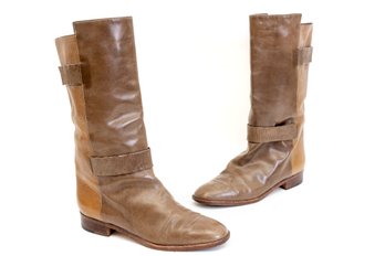 Pair Of Pollini Leather Boots Size 40.5