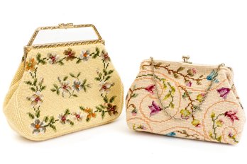 Pair Of Needle Point Purses