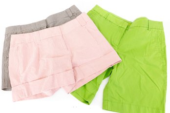 Three Pairs Of Jr. Crew Shorts Size 10