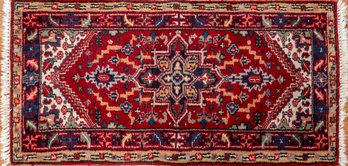 Heriz Style Hand-knotted Small Runner (Rug 8)