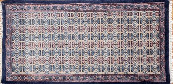 Small Hand Knotted Mahal Style Abstract Rug (Rug 10)