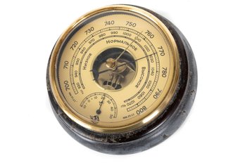 Soviet USSR Barometer Weather Station