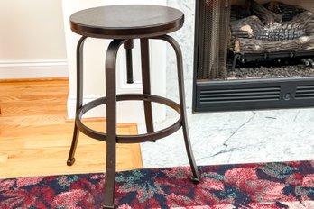 Wood Swivel Adjustable Bar-Stool