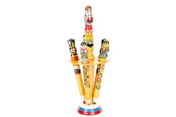 Matryoshka Russian Nesting Doll Colored Pencil Holder