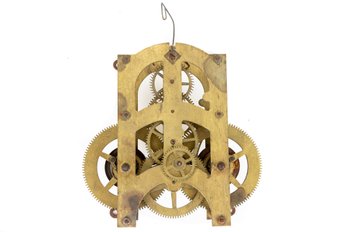 Vintage Steampunk Style Brass Clock Movement