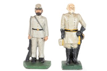 Cast Iron Civil War Soldier Bookends