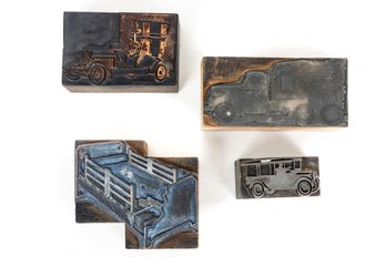 Vintage Automobile Block Stamps