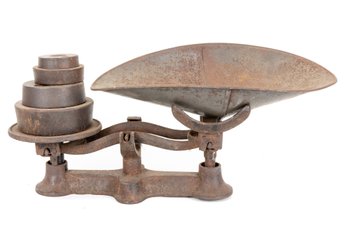 Antique Cast Iron Scale