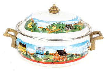 Lincoware Scenic Enamel Pot