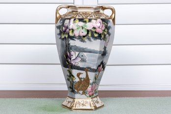 Composite Handled Floral Vase