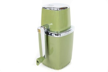 Vintage Sears Ice Crusher In Olive Green