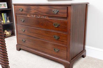 Late George III Mahogany Four Drawer Chest