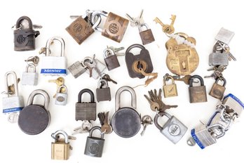 Mixed Collection Of Locks & Keys