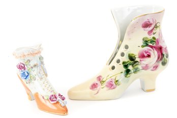 Limoges Porcelain China Boots