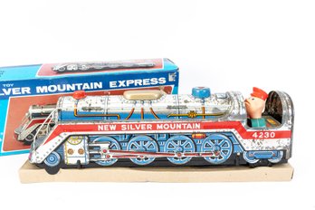 Vintage Silver Mountain Express Toy Train