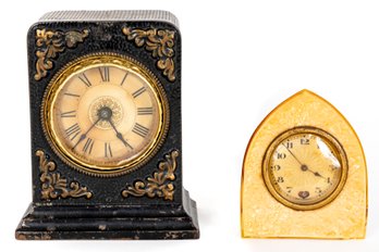 Pair Of Vintage Clocks